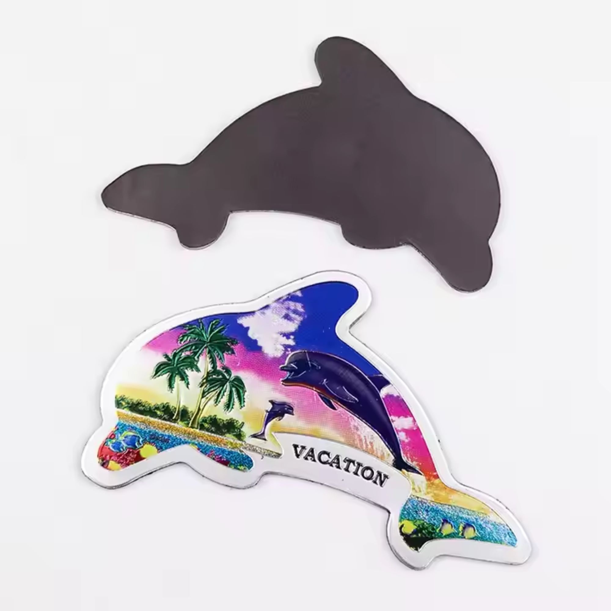 Wholesale Customised logo Shape Turtle Shape Beach Souvenir Tourist Aluminum Foil Refrigerator Magnet for Fridge