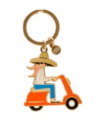 Custom Beauty Keychain 2D 3D Custom Zinc Alloy Keyring