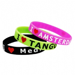 Promotional silicone wristbands