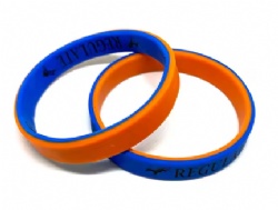 custom With Message or Logo High Qual promotion rubber wristband custom pvc silicone wristband