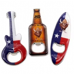 Manufacturer Wholesale New Design Guitar Magnet Bottle Opener Professional Custom Guitar Bottle Opener