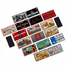 Custom Tin Fridge Magnets Refrigerator Magnet Aluminum Metal Fridge Magnet for Souvenir with Your Own Logo