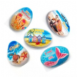 Manufacturer Wholesale Beach Resin 3d Printing Fridge Magnet Customized Ref Souvenir Magnets