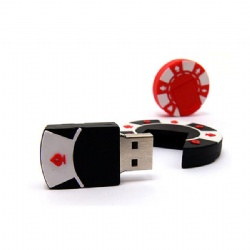 PVC hockey puck shaped USB drive Wholesale Real Capacity with Customized logo Usb Key 8GB 16GB 32GB Chain 2.0 3.0