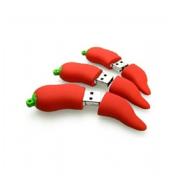 Pepper Shape Memoria USB Stick 8GB 4GB Cle USB Flash Drives 2GB 1GB Global Supply Chain High Speed PVC USB Memory Stick