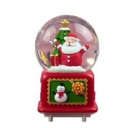 Christmas Santa Resin snow globe,Custom made