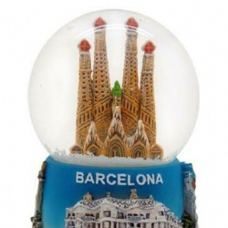 Custom Barcelona snow globe,water globe,barcelona souvenir