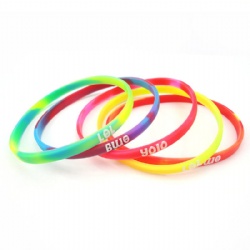 China customize logo print sport rubber wristband wristbands silicon custom colors bracelet