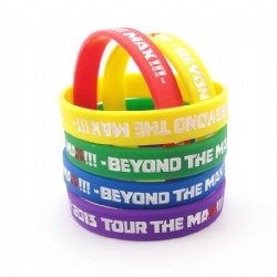 Solid Color Silicone Wristbands